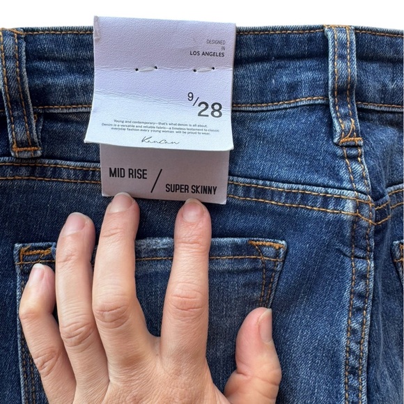 KanCan Blue Skinny Distressed Jeans - Picture 5 of 8